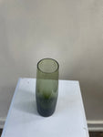 Green Smoked Glass Vase