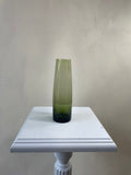 Green Smoked Glass Vase