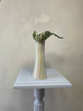 Iridescent White Ceramic Flower Vase