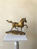 Brass Sculpture of Standing Horse