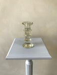 Glass Textured Candle Stick Holder