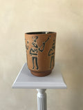 Mayan Detail Vase