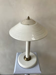 White Post Modern Lamp