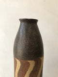 Tall Brown Pottery Vase