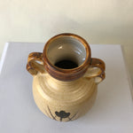 Brown Cattail Bud Vase
