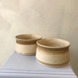Small Light Brown Pottery Bowls