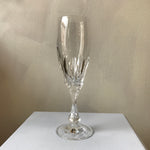 Diamond Base Champagne Glasses Set of 4