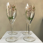 Cherry Blossom Champagne Glasses